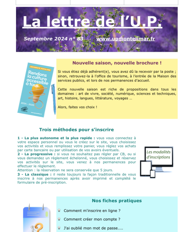 Lettre UP Septembre 2024